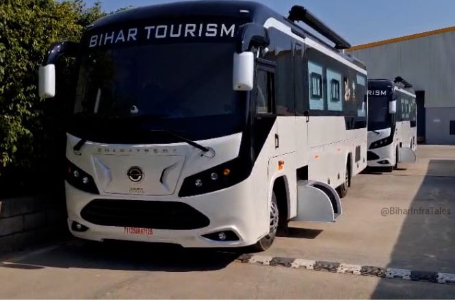 luxury caravan bus
