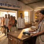 rural Indian fair price shop (PDS store) in Bihar