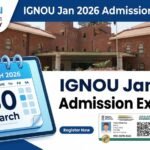 IGNOU Admission Jan 2026