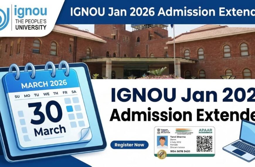 IGNOU Admission Jan 2026