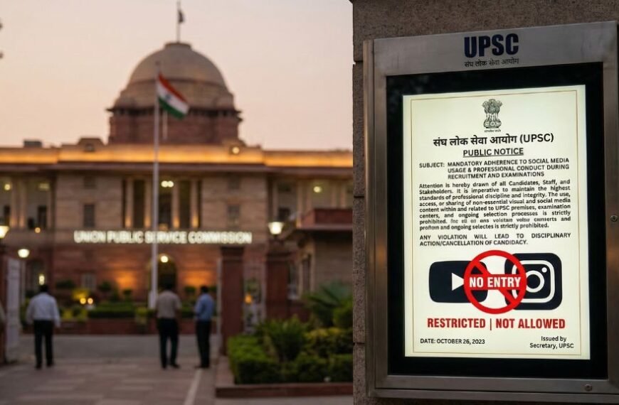 UPSC Social Media Advisory 2026