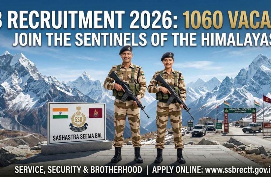 SSB Recruitment 2026 Notification