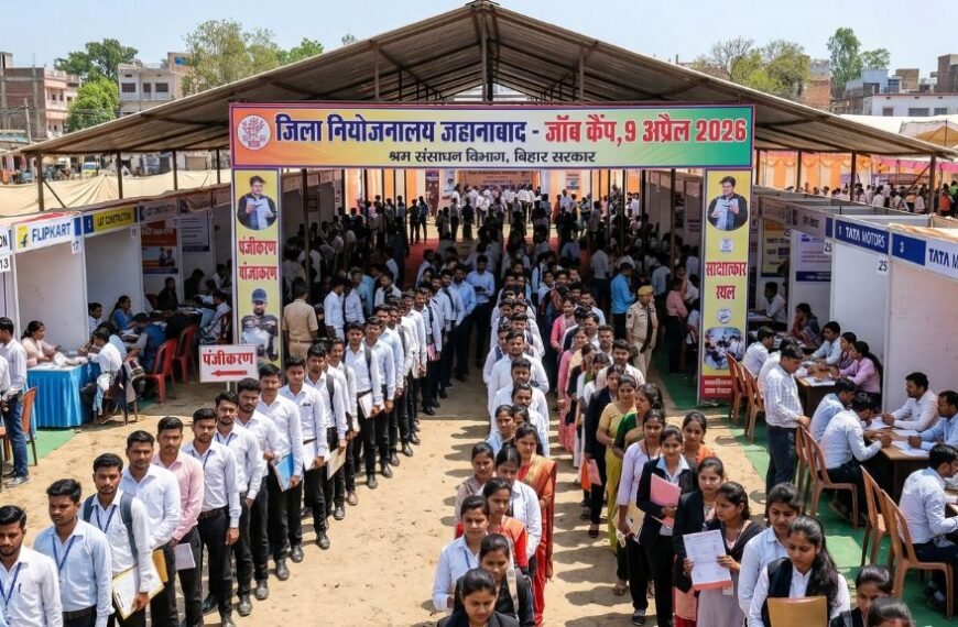 जहानाबाद रोजगार मेला 9 अप्रैल 2026